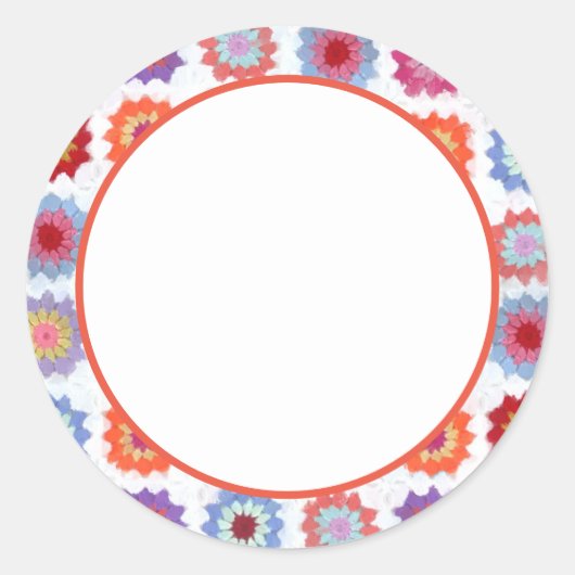 「スタイルで封じ込め：封筒クラシック丸シール ラウンドシール (正面)