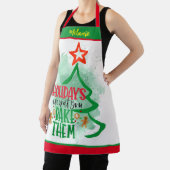 スタイルで思い出を焼く – おもしろいクリスマス エプロン (インサイチュ)