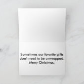 スタイルで祝っているBichon Frise! シーズンカード (内部)