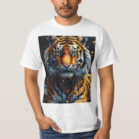 スタイルで笑う威厳のある: Tiger T-Shirt Tシャツ (正面)
