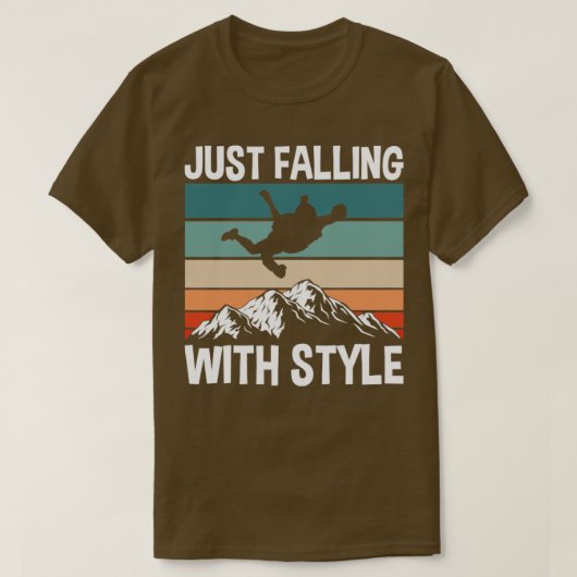 スタイルで落ちる Tシャツ (デザイン正面)