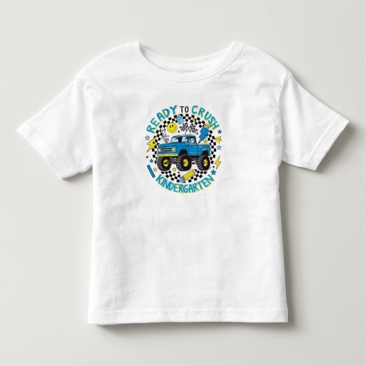 スタイルで走り出す幼稚園パワーライド トドラーTシャツ (正面)