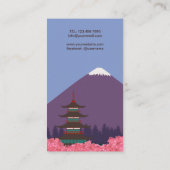 スタイルと富士山 名刺 (裏面)
