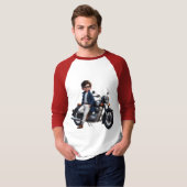 スタイルに乗る：強調スタイリッシュする Tシャツ (正面フル)