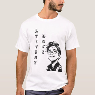 スタイルに自信を: アティテュードボーイズTシャツコレクション Tシャツ