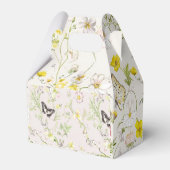 スタイルに蝶を持つ繊細な中国の花 フェイバーボックス (裏面サイド)