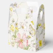 スタイルに蝶を持つ繊細な中国の花 フェイバーボックス (オープン)