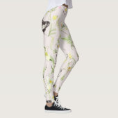 スタイルに蝶を持つ繊細な中国の花 レギンス (右)