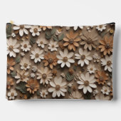 スタイルに集合した3Dの花ミニマル類 アクセサリーポーチ (正面)