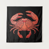 スタイルのカニ タペストリー (正面(横))