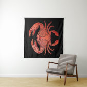 スタイルのカニ タペストリー (インサイチュ)