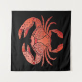 スタイルのカニ タペストリー (正面)