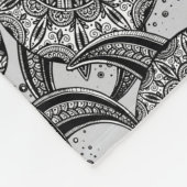 スタイルのカメパターン フリースブランケット (角)