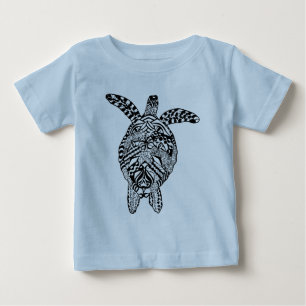 スタイルのカメ ベビーTシャツ