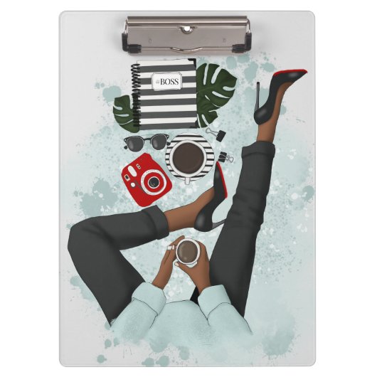 スタイルのクリップボードが付いているボス クリップボード (正面)