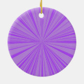 スタイルのコネチカットのグランジな旗 セラミックオーナメント (裏面)