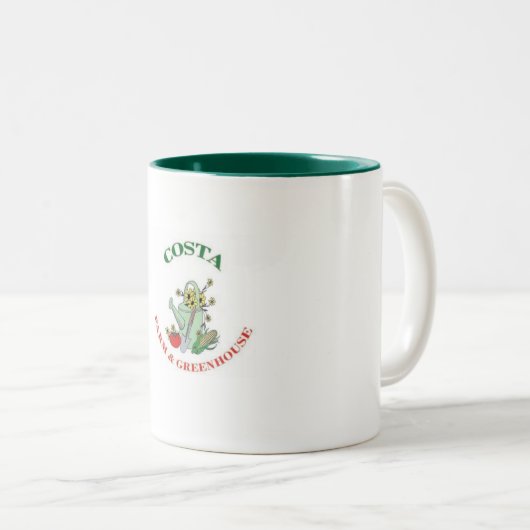 スタイルのジョーのコップにあなた自身を扱って下さい! コーヒー・マグ ツートーンマグカップ (正面右)