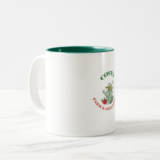 スタイルのジョーのコップにあなた自身を扱って下さい! コーヒー・マグ ツートーンマグカップ (正面左)