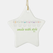 スタイルのスマイル セラミックオーナメント (右)