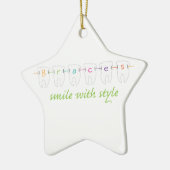 スタイルのスマイル セラミックオーナメント (左)