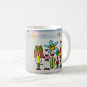 スタイルのマグで目覚めて下さい コーヒーマグカップ (正面右)