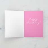 スタイルのマルティーニの誕生日で祝って下さい カード (内部)