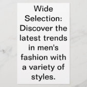 スタイルのロックを解除 – 男性最高ののファッションでのショッピング チラシ (裏面)