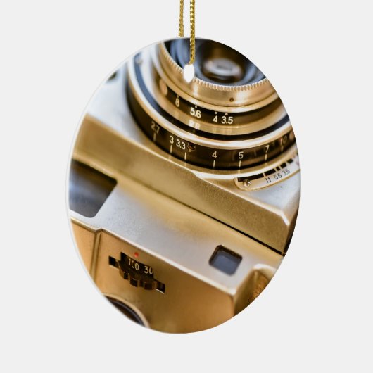 スタイルのヴィンテージのカメラ! セラミックオーナメント (右)