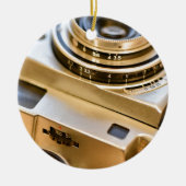 スタイルのヴィンテージのカメラ! セラミックオーナメント (正面)