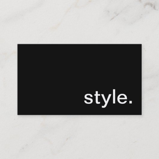 スタイルの名刺 名刺 (正面)