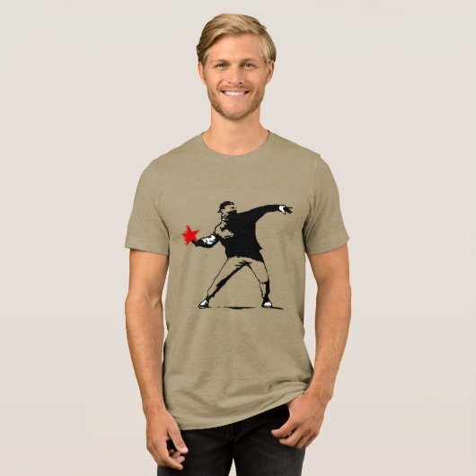 スタイルの変化に火を付クールける – Protestor トライブレンドＴシャツ (正面全面)