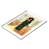 スタイルの本のファッションのイラストレーション ノートブック (左側)