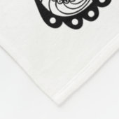 スタイルの蝶 フリースブランケット (角)