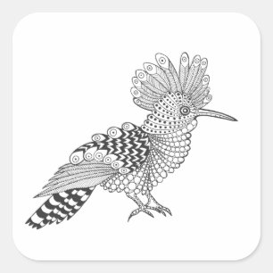 スタイルの鳥 スクエアシール