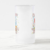 スタイルの21を祝うこと フロストグラスビールジョッキ (中央)