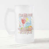 スタイルの21を祝うこと フロストグラスビールジョッキ (左)