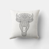 スタイルのBullの頭部 クッション (裏面)