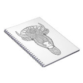 スタイルのBullの頭部 ノートブック (右側)