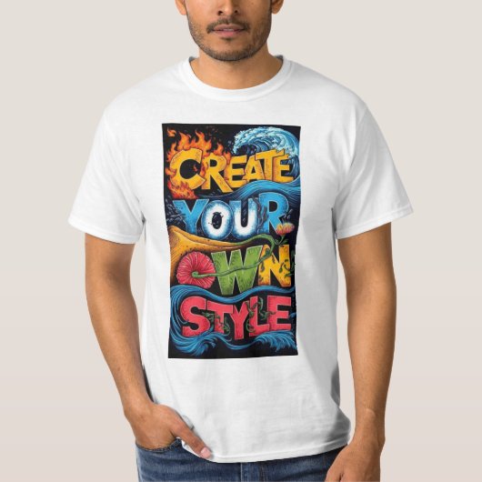 "スタイルは力なり" Tシャツ (正面)