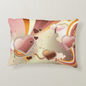 スタイルを作られたデザインの背景 アクセントクッション (裏面)