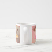 スタイルを作られたデザインの背景 エスプレッソカップ (裏面)