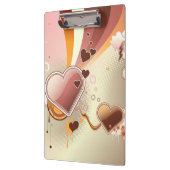 スタイルを作られたデザインの背景 クリップボード (左)