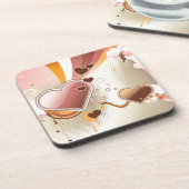 スタイルを作られたデザインの背景 コースター (左側)