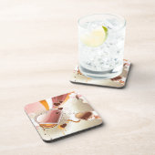 スタイルを作られたデザインの背景 コースター (右側)