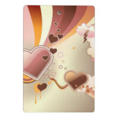 スタイルを作られたデザインの背景 ミニクリップボード (裏面)