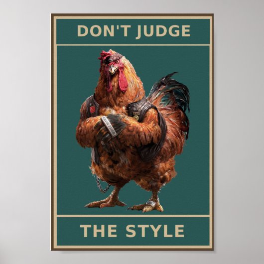 スタイルを判断しないで ポスター (正面)