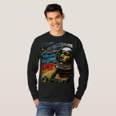 スタイルを新しいフロンティアへ引き上げる:宇宙夢 Tシャツ (正面フル)