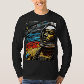 スタイルを新しいフロンティアへ引き上げる:宇宙夢 Tシャツ (正面)