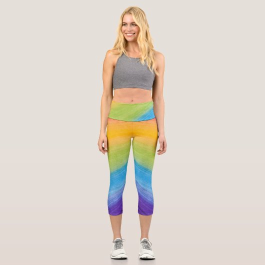 スタイルを解き放最高のつ カプリレギンス (正面)