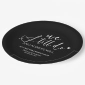 「スタイルを込めて　私たちはいまも結婚誓約を更新する」 ペーパープレート (アングル)